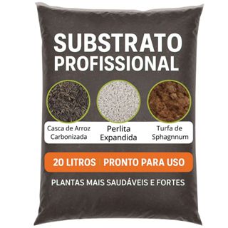 Turfa de Sphagnum + Perlita + Casca de Arroz Carbonizada Leve, Drenante e Pronto p/ Uso em Oferta na Shopee