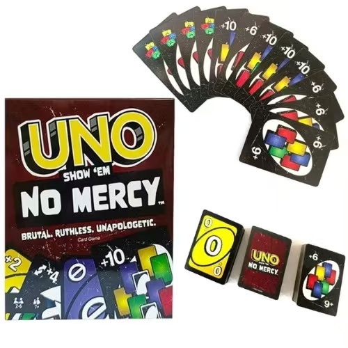 Novo uno jogo de tabuleiro games uno cartões mesa família PROMACAO