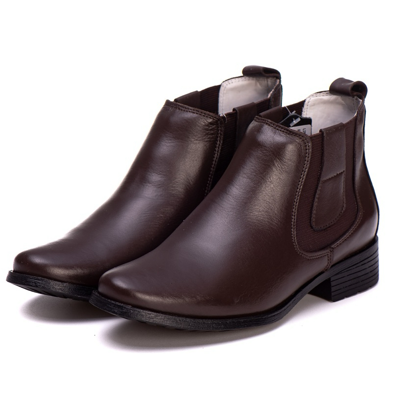 Bota Botina Feminina Em Couro Legítimo Country Cano Curto Rodeio