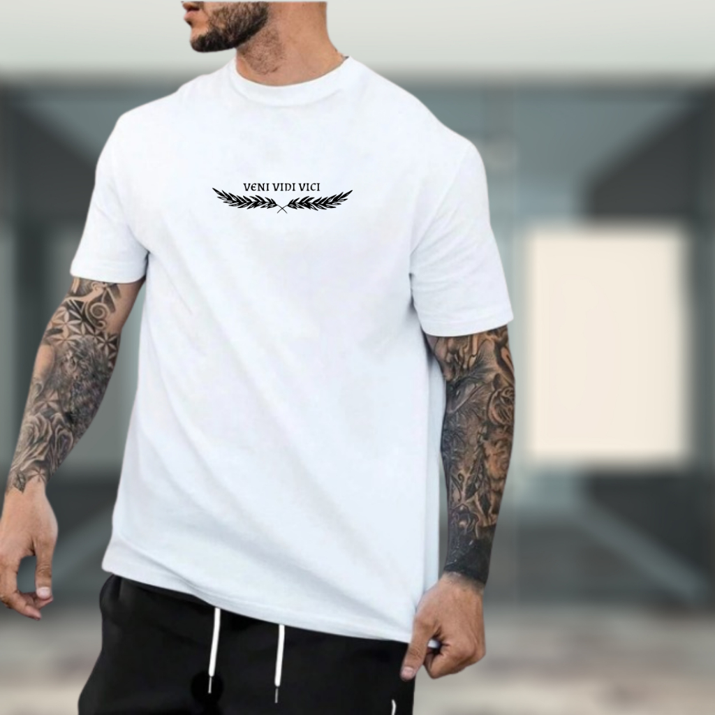 Camiseta Masculina Estampada Streetwear Algodão Premium Camisa Masculina Estilosa Style Confortável