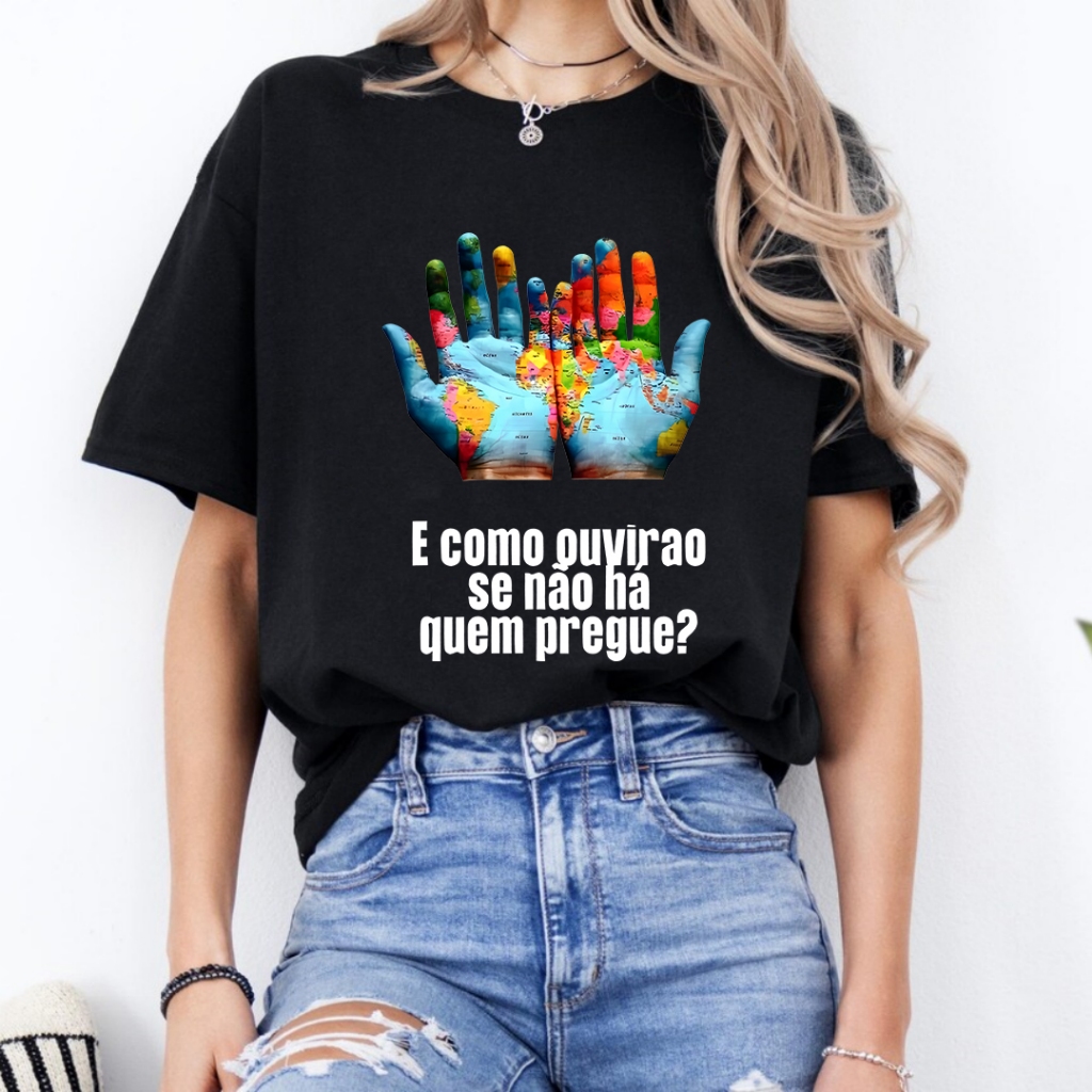 2026 Camiseta Premium Evangélica Missões 100% Algodão Novidade Envio Imediato em Oferta na Shopee