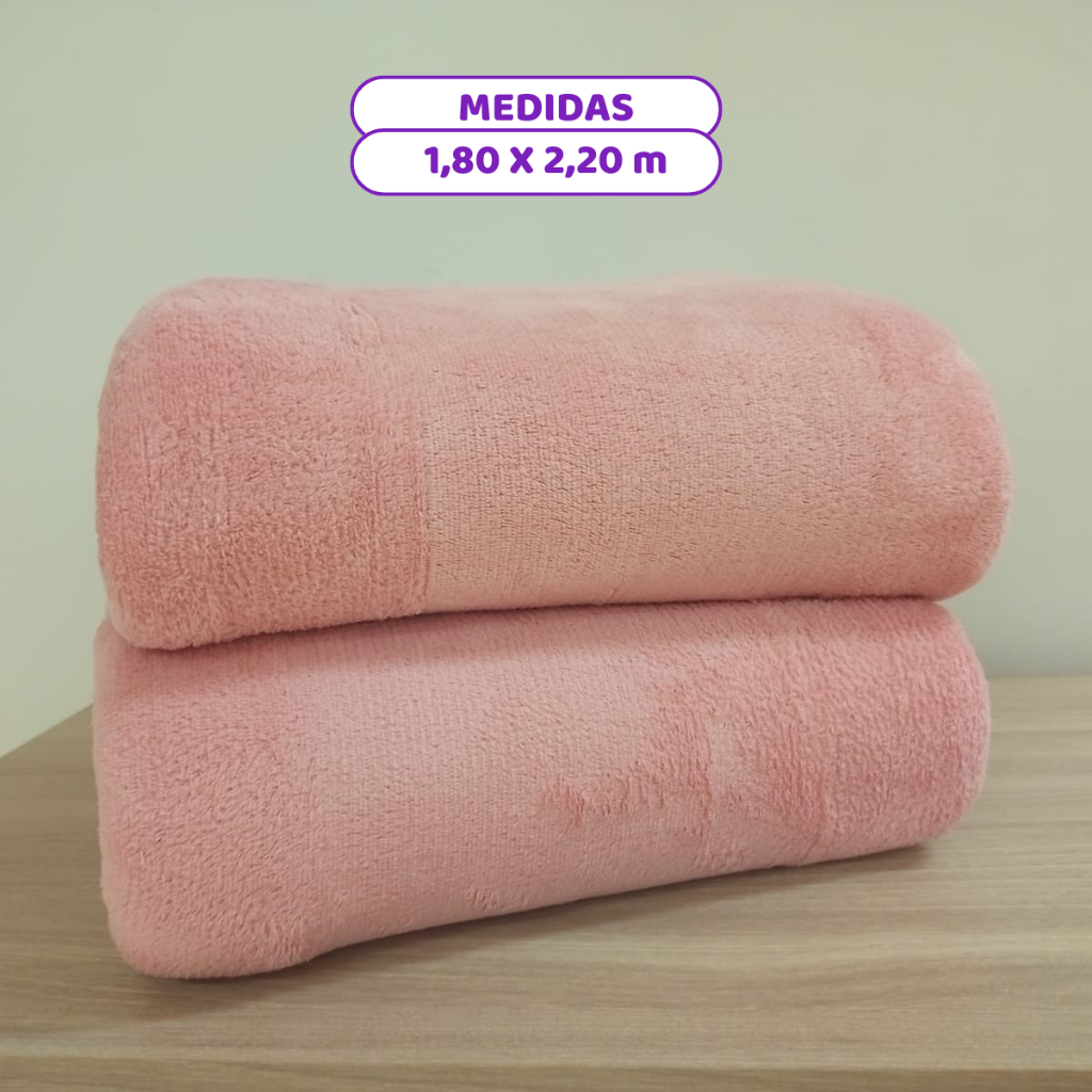MANTA COBERTOR SOFT FLEECE CASAL PADRÃO SUPER MACIA
