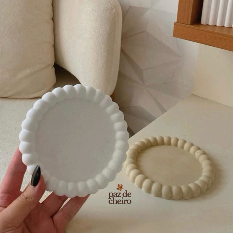 Bandeja Decorativa BUBBLE - 12cm | Produto Artesanal!