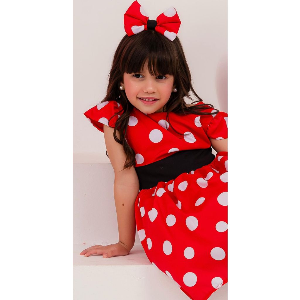 Vestido Minnie Vermelho / Minnie Vermelha