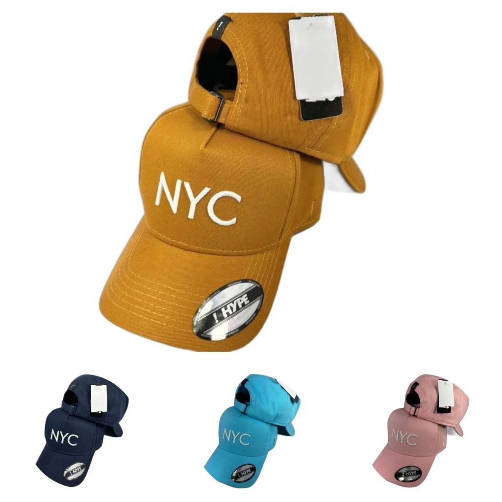 Boné Caramelo NYC Aba Curva Unissex Streetwear Casual Estiloso Ajustável em Sarja Premium Masculino Feminino original