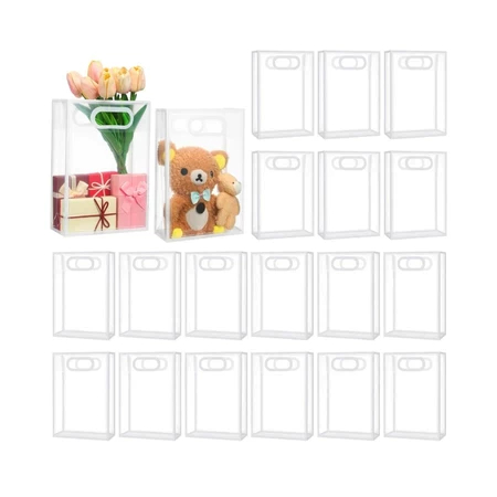 Kit 12 Sacolas Plástica com Borda Design