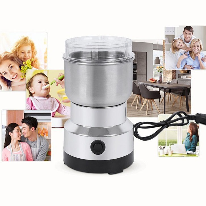 Imagem Moedor De Café 220v Grãos Elétrico Aço Inoxidável Pronto Entrega-F5