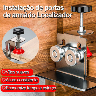 Ferramenta De Montagem De Porta De Armário De Instalação Rápida Braçadeira Ajustável Hardware De Alumínio Para Carpintar