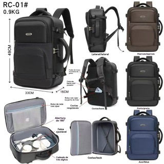 Mochila reforçada - Mochila Antifurto Premium (MOCHILA FASHION)
