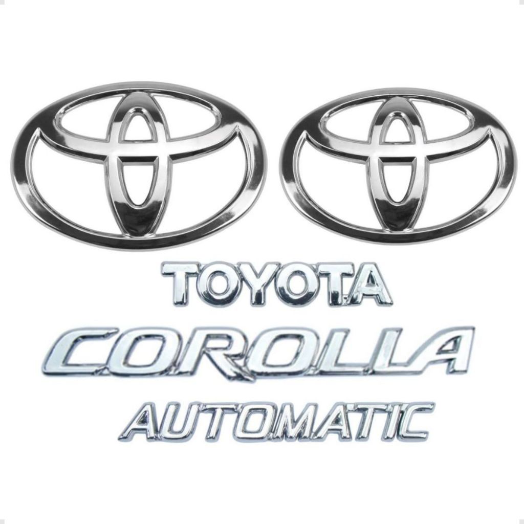 Emblemas Corolla Automatic Toyota Logo Grade E Logo Mala 2003 2004 2005 2006 2007 2008