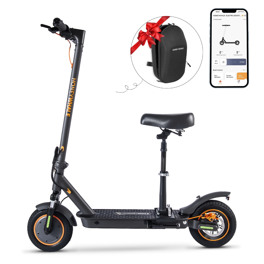 Honeywhale M2 Max-b Patinete Elétrico Adulto, 500w Scooter Elétrica, 32 Km/h Velocidade Máxima em Oferta na Shopee