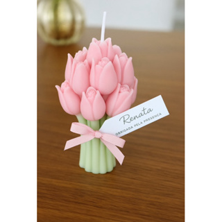 Vela Buquê de Tulipas em Oferta na Shopee