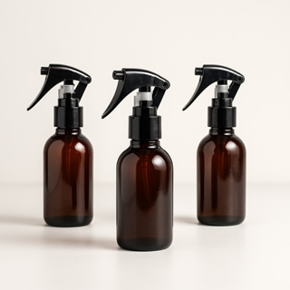 Kit 02 Unidades Frasco Âmbar Borrifador Cabelo Hidratação Spray Gatilho 100mL em Oferta na Shopee