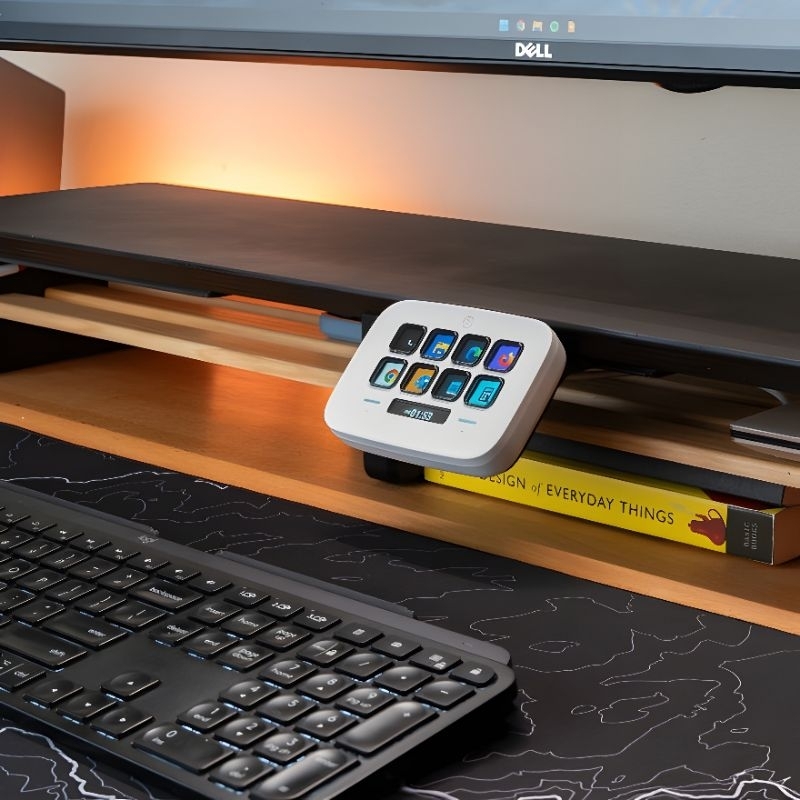 Suporte Stream Deck Neo Para Stand de Monitor
