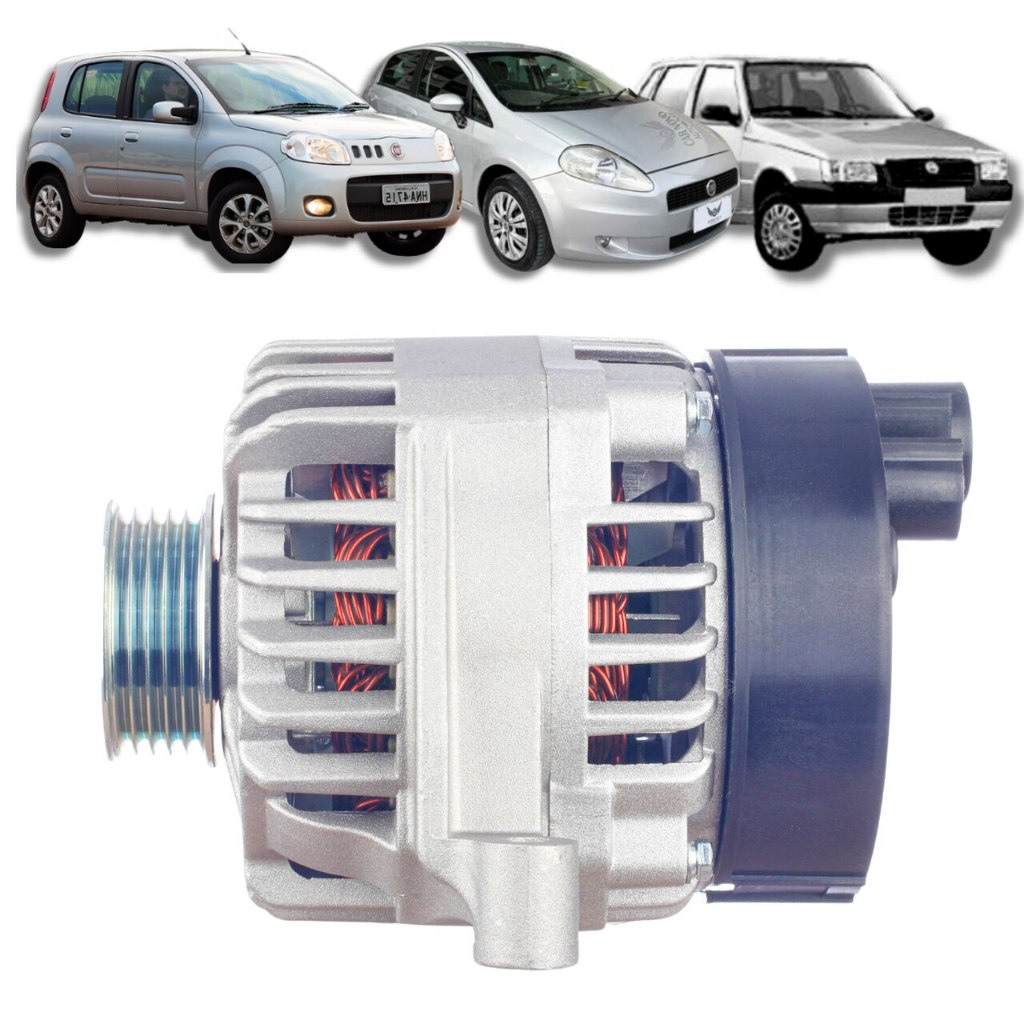 ALTERNADOR 110AMP C/ POLIA FIAT PALIO UNO STRADA PUNTO
