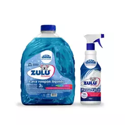 Kit Lava Roupas + Passa Fácil Zulu Perfumes/Coala