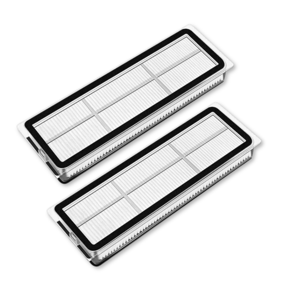 Kit 2 Filtros De Ar Robô Aspirador X10+/X10 Plus, X20+/X20 Plus, S10+/S10 Plus, S20+/S20 Plus, S40C