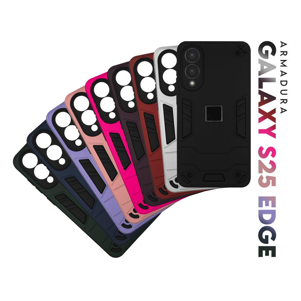 Capa Capinha Case Armadura Militar Samsung Galaxy S25 Edge S937 6.7 Premium Protetora Resistente Anti-Impacto Anti-Shock