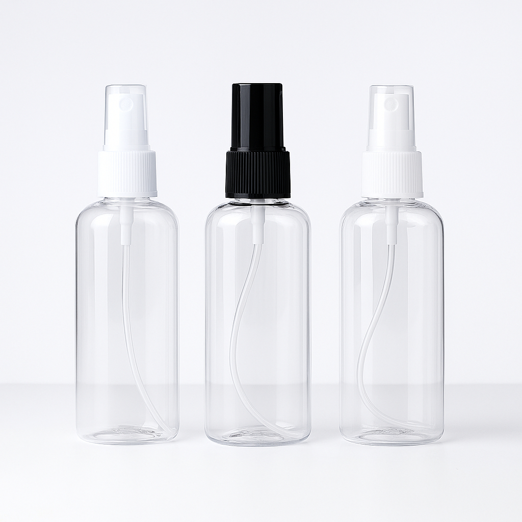 Kit 02 Unidades Frasco Perfume Pequeno Borrifador Spray 60mL Oval