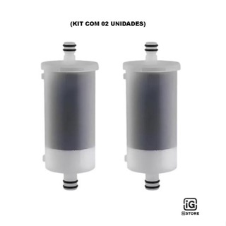 Kit 2 Refil Universal Para Filtros Torneira Gourmet Carvão Ativado Vela Pró-Saúde em Oferta na Shopee