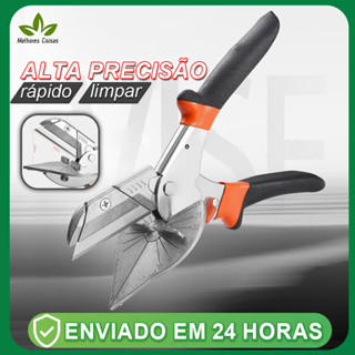 Tesoura Alicate Corte Ângulo Esquadria Ajustável De Alta Qualidade De 45a 135  Graus Para Cortar Madeira, Plástico em Oferta na Shopee