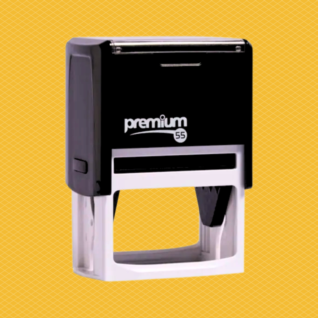 Kit 4 carimbos personalizados - Carimbo grande para empresa Cnpj