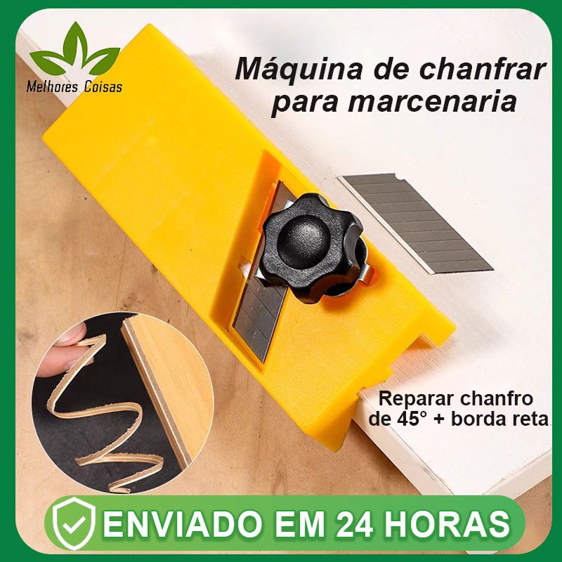 Plaina Cortador Refilador de Fita Borda Curvada 45º MDF Drywall Gesso Ferramentas De Carpinteiro para Rebarbação