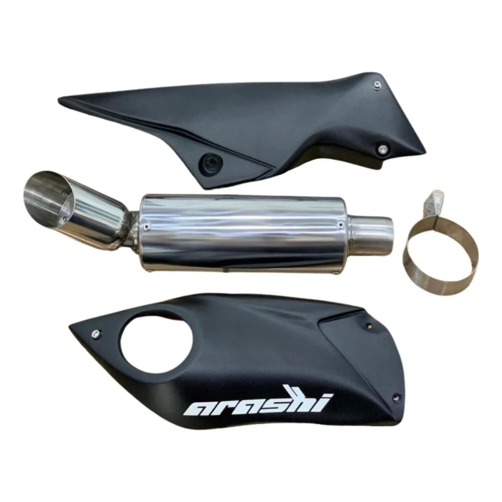 Z800 Escape Esportivo Ponteira Inox Arashi Kawasaki