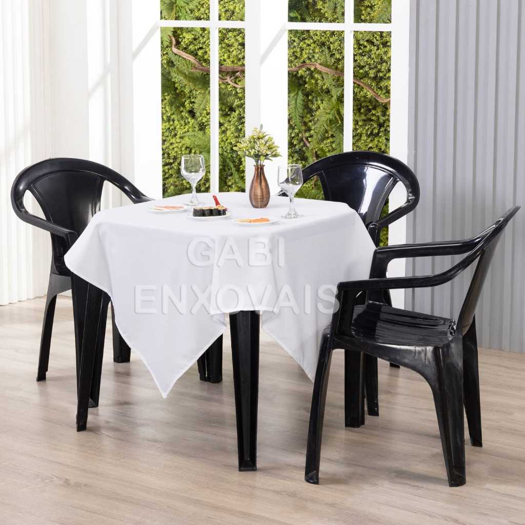 TOALHA DE MESA AVULSA 1,20m COM ACABAMENTO EM BAINHA em Oferta na Shopee