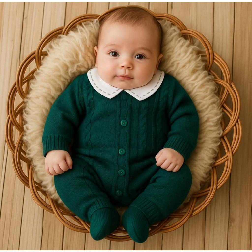 Saída de Maternidade de TrIcô Kit Completo em Oferta na Shopee