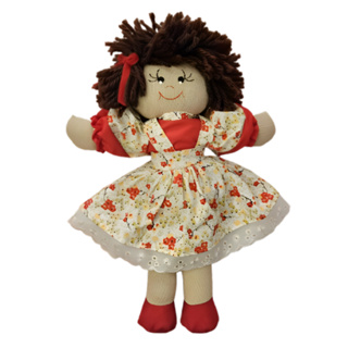Boneca de Pano 100% Artesanal Premium em Oferta na Shopee