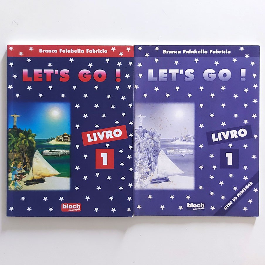 Livros Let's Go! Livro 1 E Livro 1 Do Professor Branca Falabella Fabrício 1991