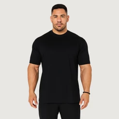 Camiseta Oversized Masculina Lisa 100% Algodão Fio 30.1 Streetwear – BRUNX