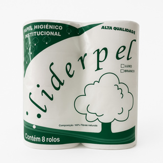 Papel Higiênico C/8 Rolão 300Mts Liderpel Institucional e Industrial Econômico - 1,5kg em Oferta na Shopee
