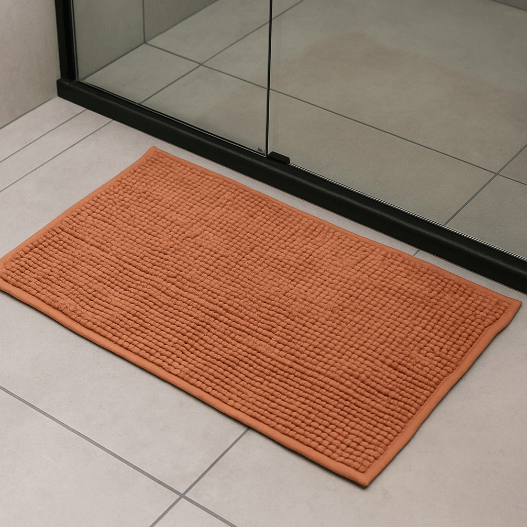 Tapete Dedinho Chão Banheiro Microfibra Varias Cores Antiderrapante - Home & Living