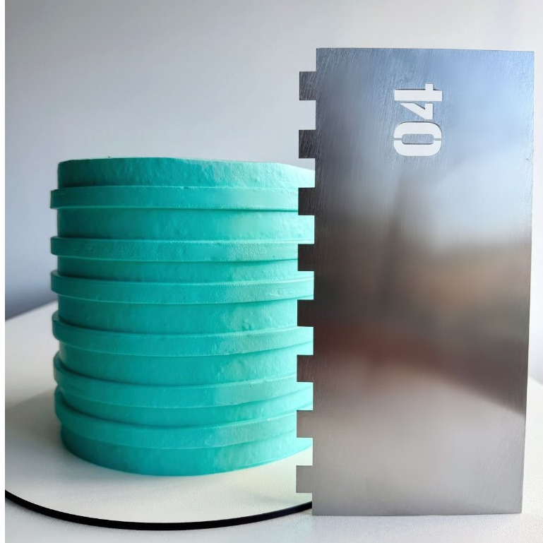 Espátula Decorativa 04 inox confeitaria em Oferta na Shopee