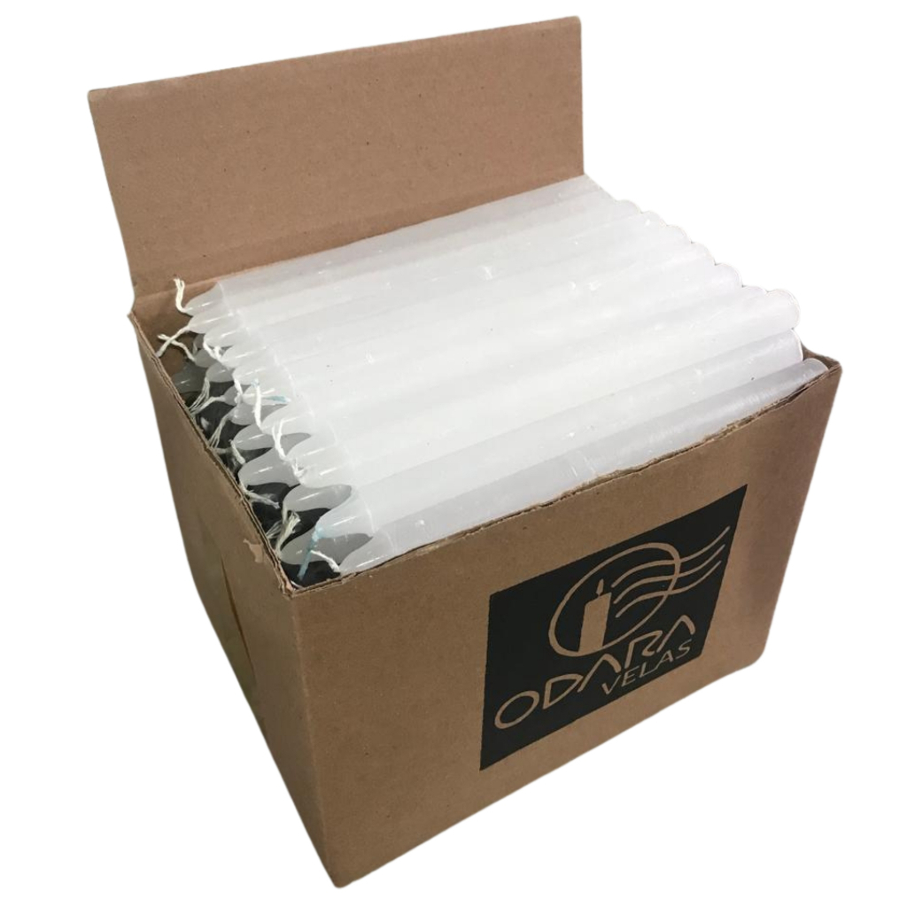 1 Kg Vela Palito Branca 18cm 32 Unidades N9 100% Parafina Religiosa Iluminação em Oferta na Shopee