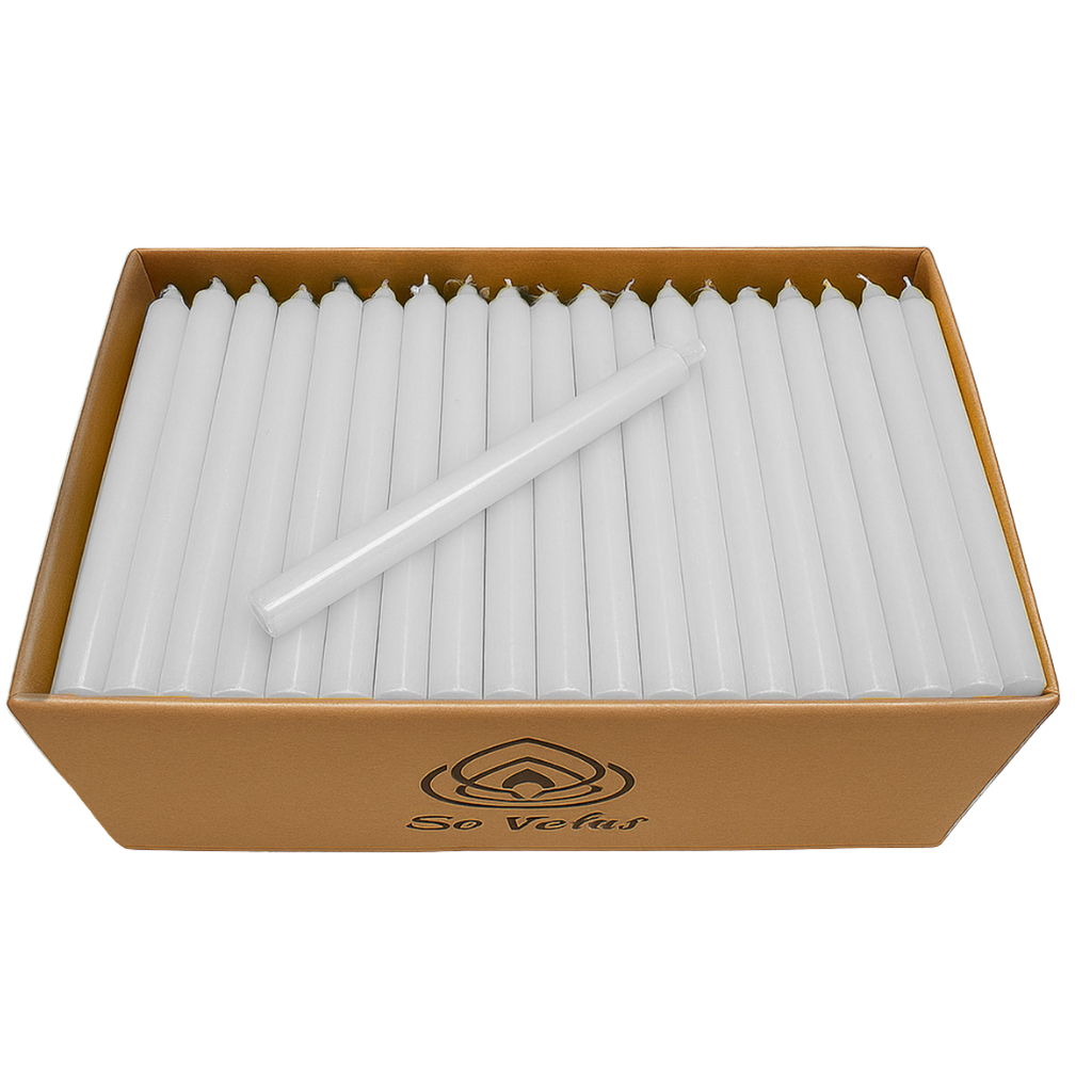 4 Kg Vela Palito Branca 128 Unidades 18cm N9 100% Parafina Religiosa Iluminação Vela Fina em Oferta na Shopee