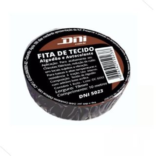 Fita Isolante Tecido Com Cola Lonada Chicote Autocolante 10m Preto em Oferta na Shopee