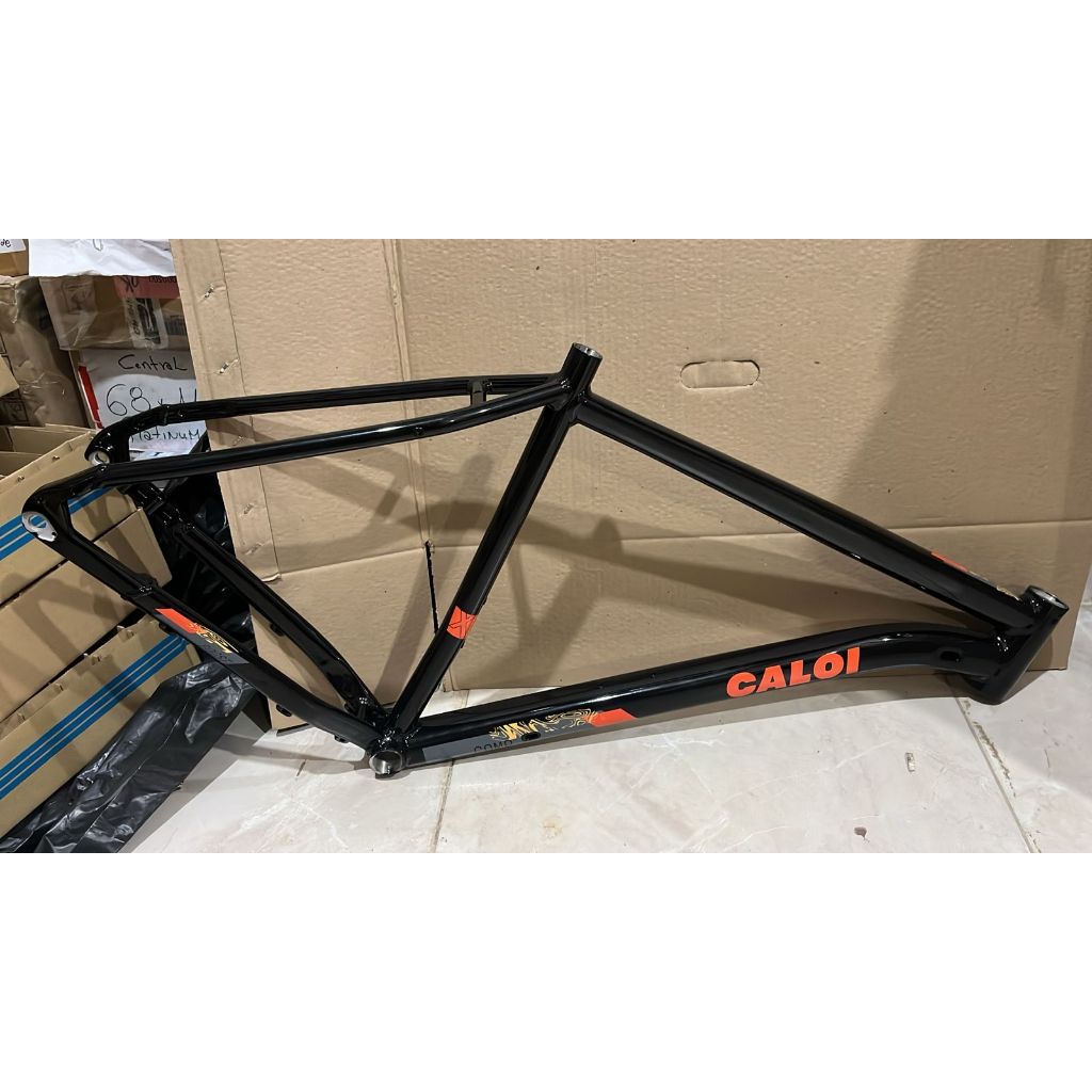 Quadro Caloi Explorer Comp  Tamanho XG- 21 Preto com Adesivo Laranja  P -13/ OU AZUL XG 21