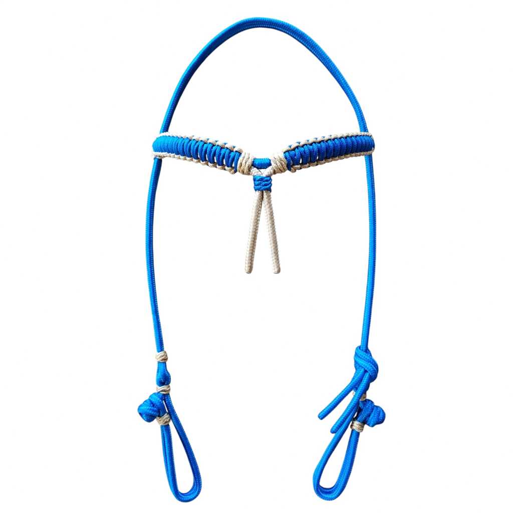 Cabeçada Azul de Cordinha para Cavalos Modelo Novo Oferta Melhor Preço — R$ 39,90 em Shopee