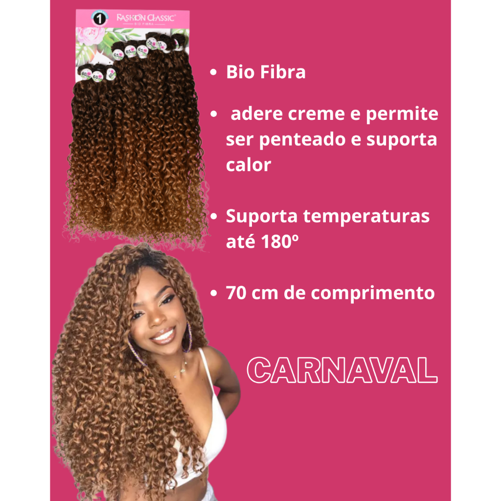 CABELO CARNAVAL FASHION CLASSIC em Oferta na Shopee
