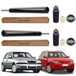 PAR AMORTECEDOR DIANTEIRO GOL E PARATI G3 G4 2001 A 2013 ORIGINAL MONROE + KITS