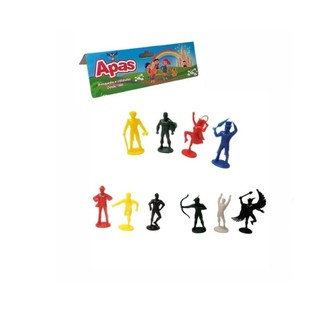 Kit com 10 Mini Boneco super heróis e vilões Apas