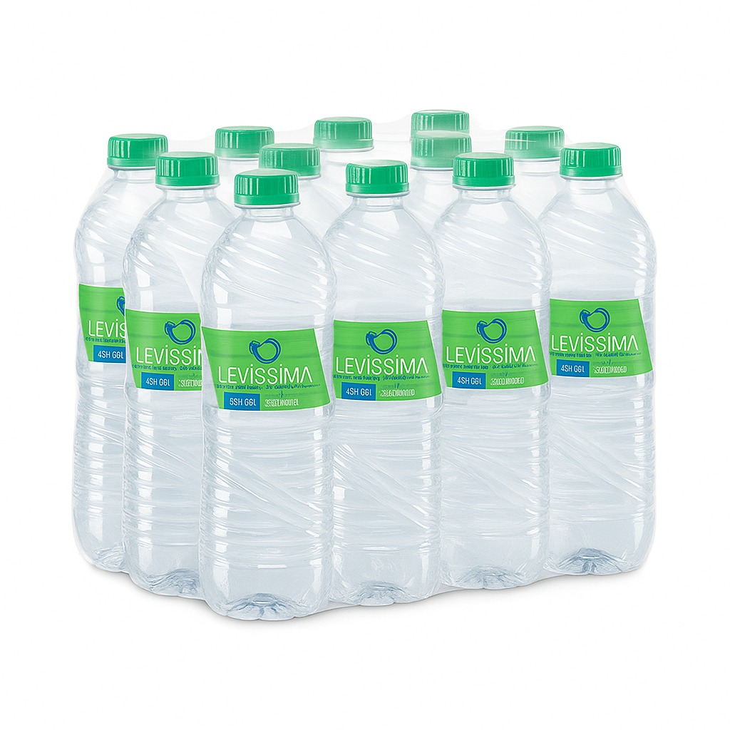 12 Und Água Mineral Levíssima Garrafa 510ml Ph Alcalino em Oferta na Shopee