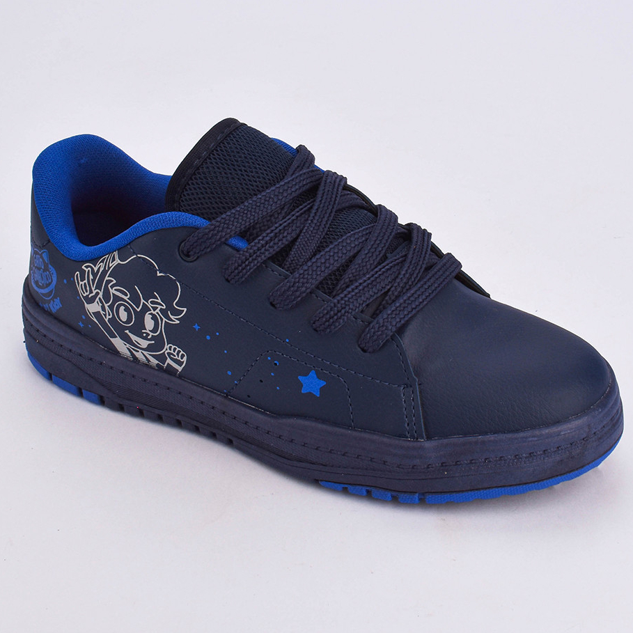 Tênis Infantil Menino Kidy Gato Galáctico K360 Casual Respitec Anatômico Antiderrapante Estilo