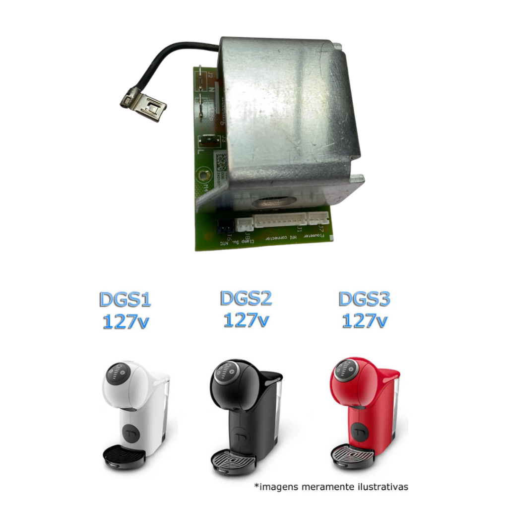 Placa Cafeteira Dolce Gusto Genio S Basic - Dgs1 - (127) Original