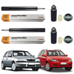PAR AMORTECEDOR DIANTEIRO GOL E PARATI G3 G4 2001 A 2013 ORIGINAL COFAP + KITS