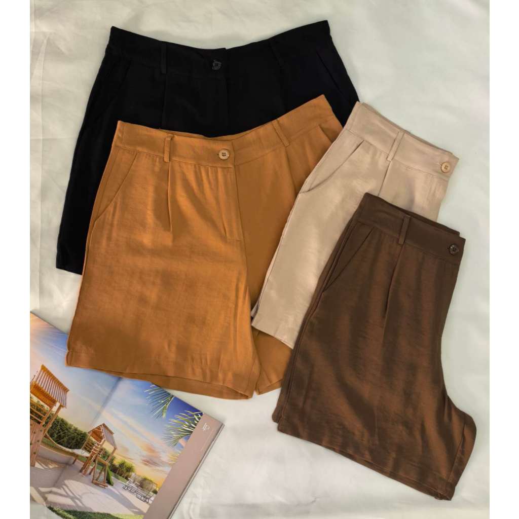 short marrant feminina plus com cinto em Oferta na Shopee