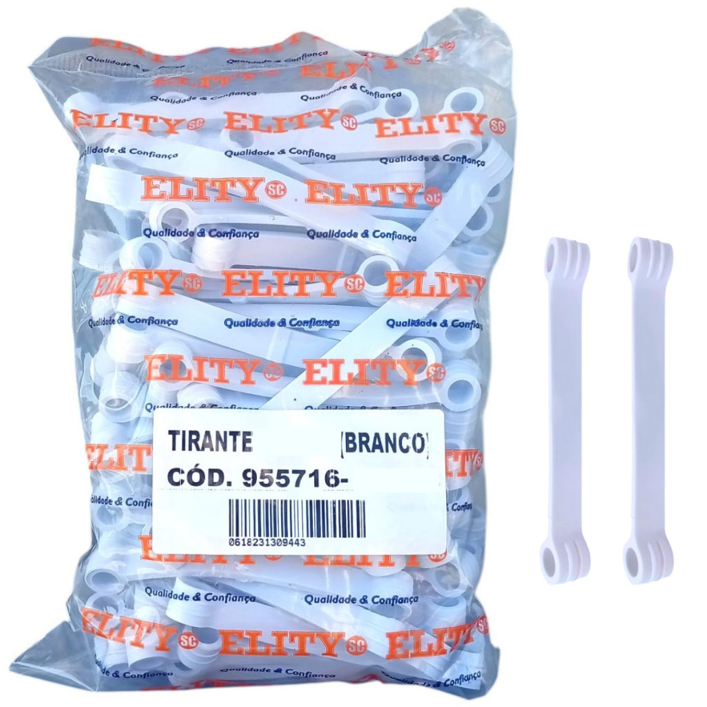 Kit Com 100 Tirante Branco Lavadoras Brastemp E Consul De 7 A 12 Kg
